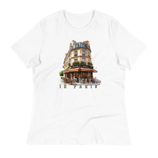 Chic "Emily in Paris" Women's T-Shirt – Parisian Style with a Touch of Glamour EiP 20