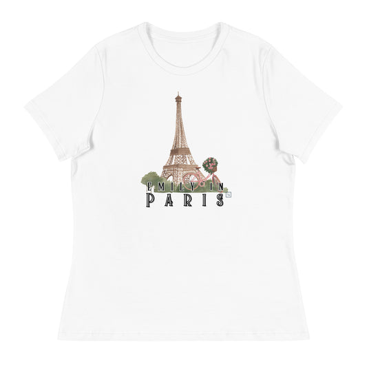 Chic "Emily in Paris" Women's T-Shirt – Parisian Style with a Touch of Glamour EiP 18