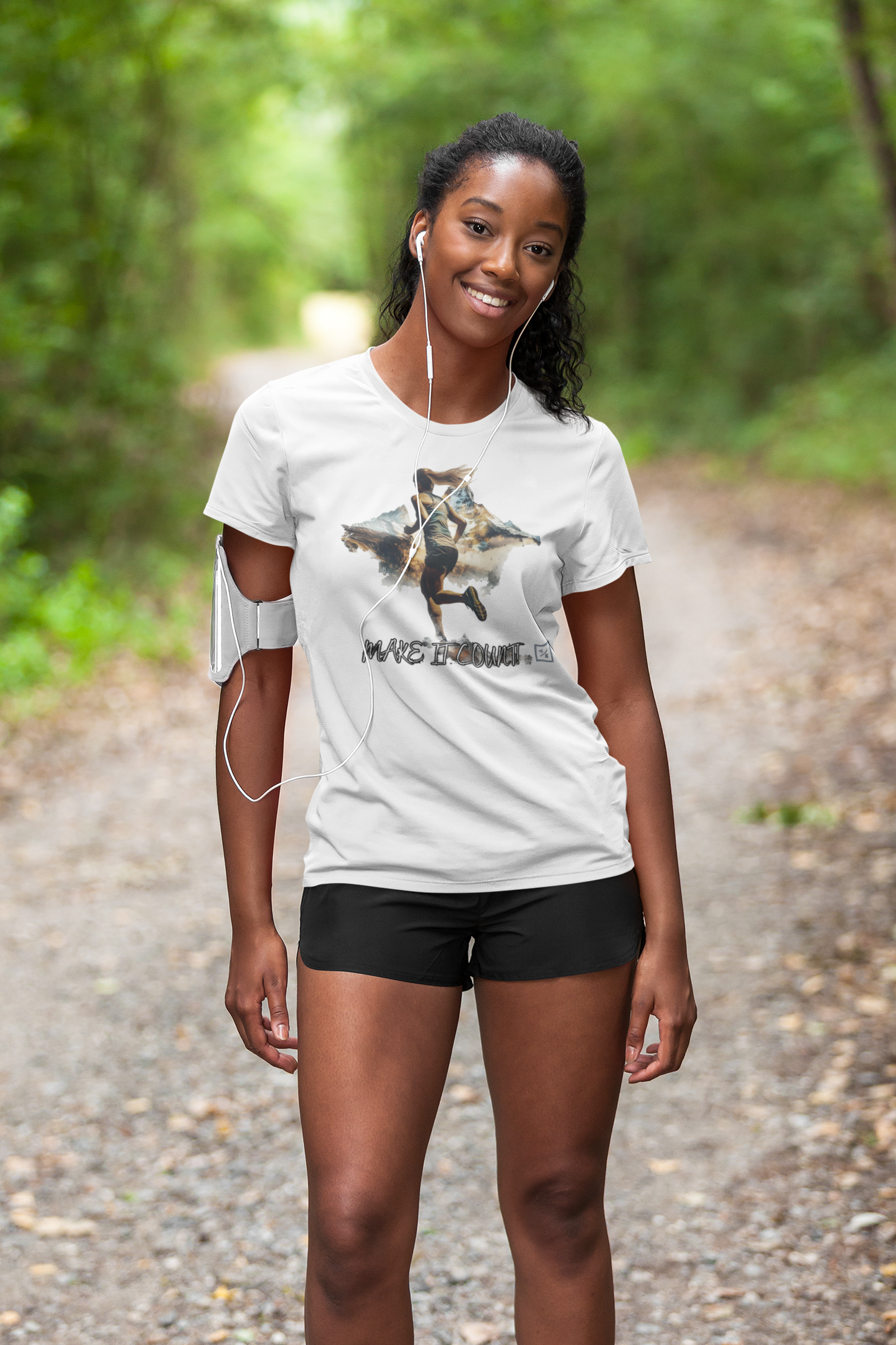 Run like you mean it! Run with Passion Graphic T-Shirt – Motivational Running Apparel for Fitness Enthusiasts 02