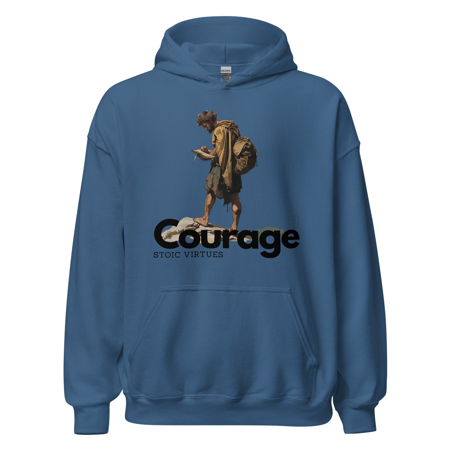 Stoic Virtues | Unisex Hoodie | Courage V1-01