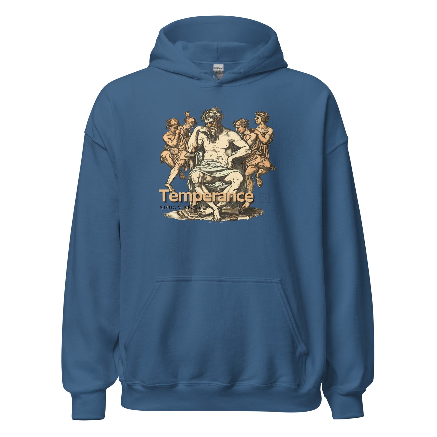 Stoic Virtues | Unisex Hoodie | Temperance V2-01