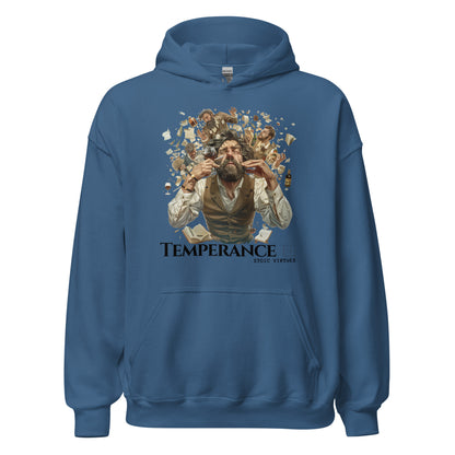 Stoic Virtues | Unisex Hoodie | Temperance V3-01