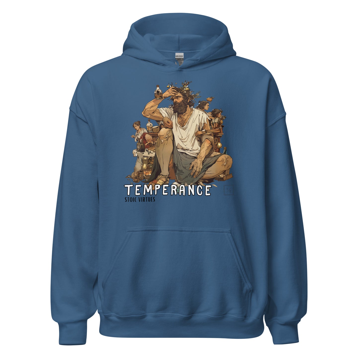 Stoic Virtues | Unisex Hoodie | Temperance V4-01