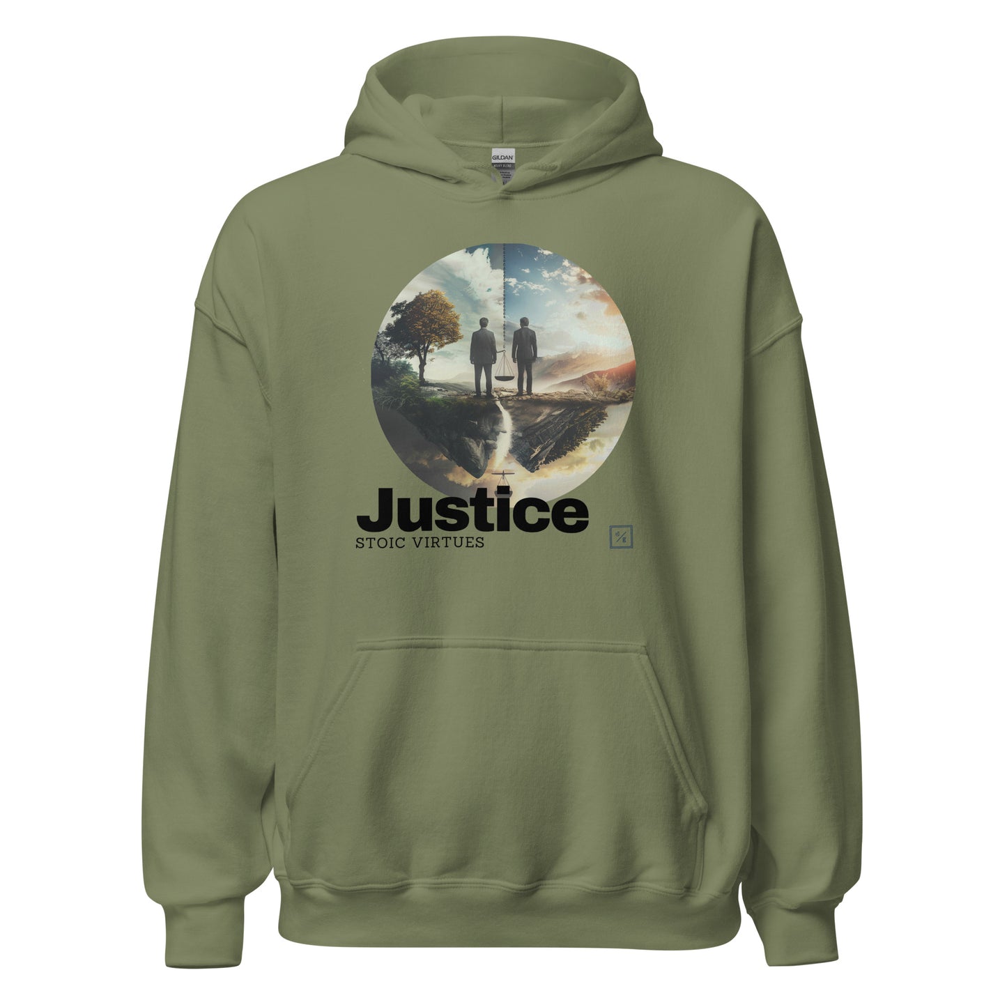 Stoic Virtues | Unisex Hoodie | Justice V2-01