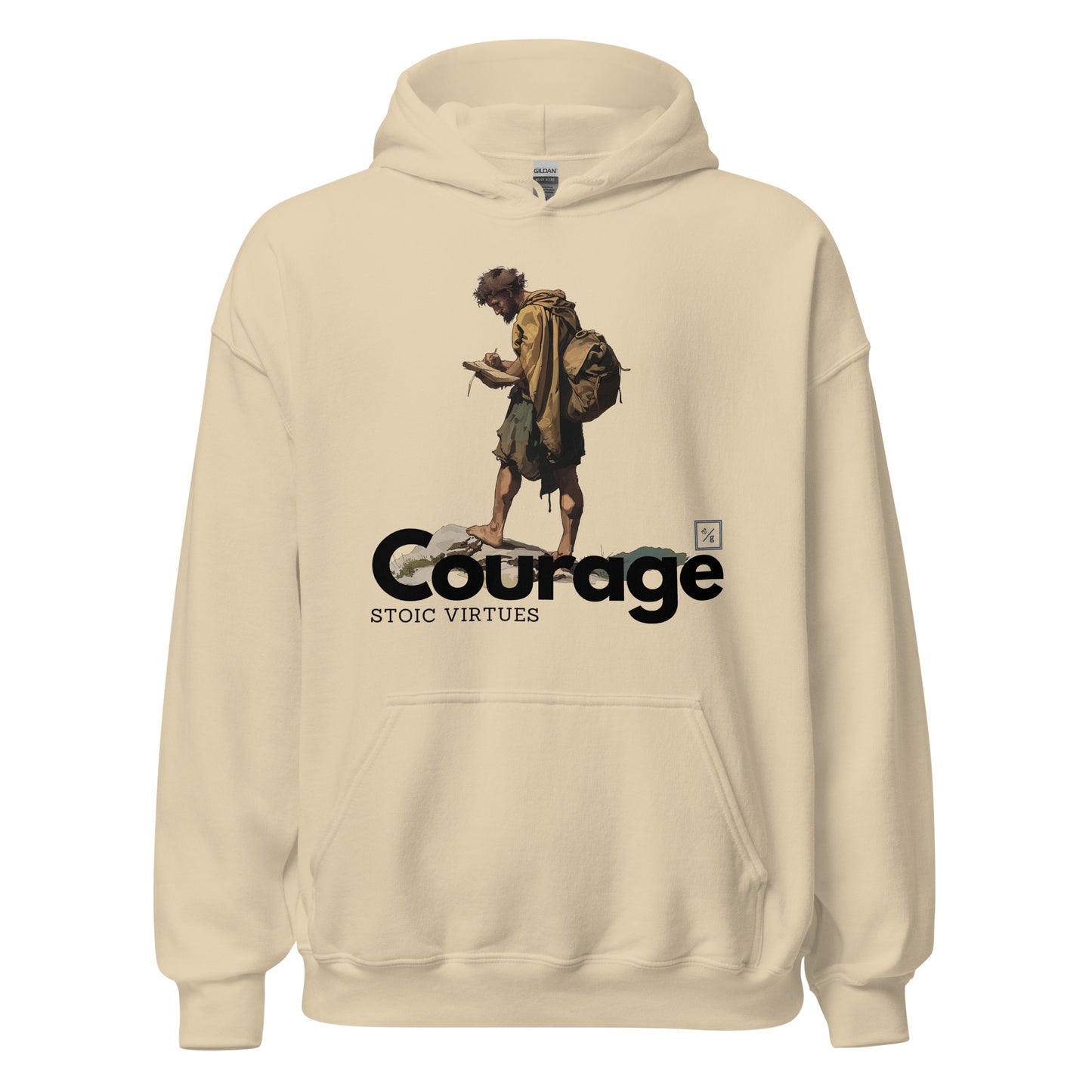 Stoic Virtues | Unisex Hoodie | Courage V1-01