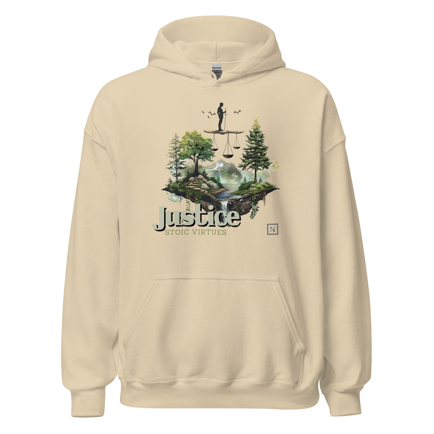 Stoic Virtues | Unisex Hoodie | Justice V3-01