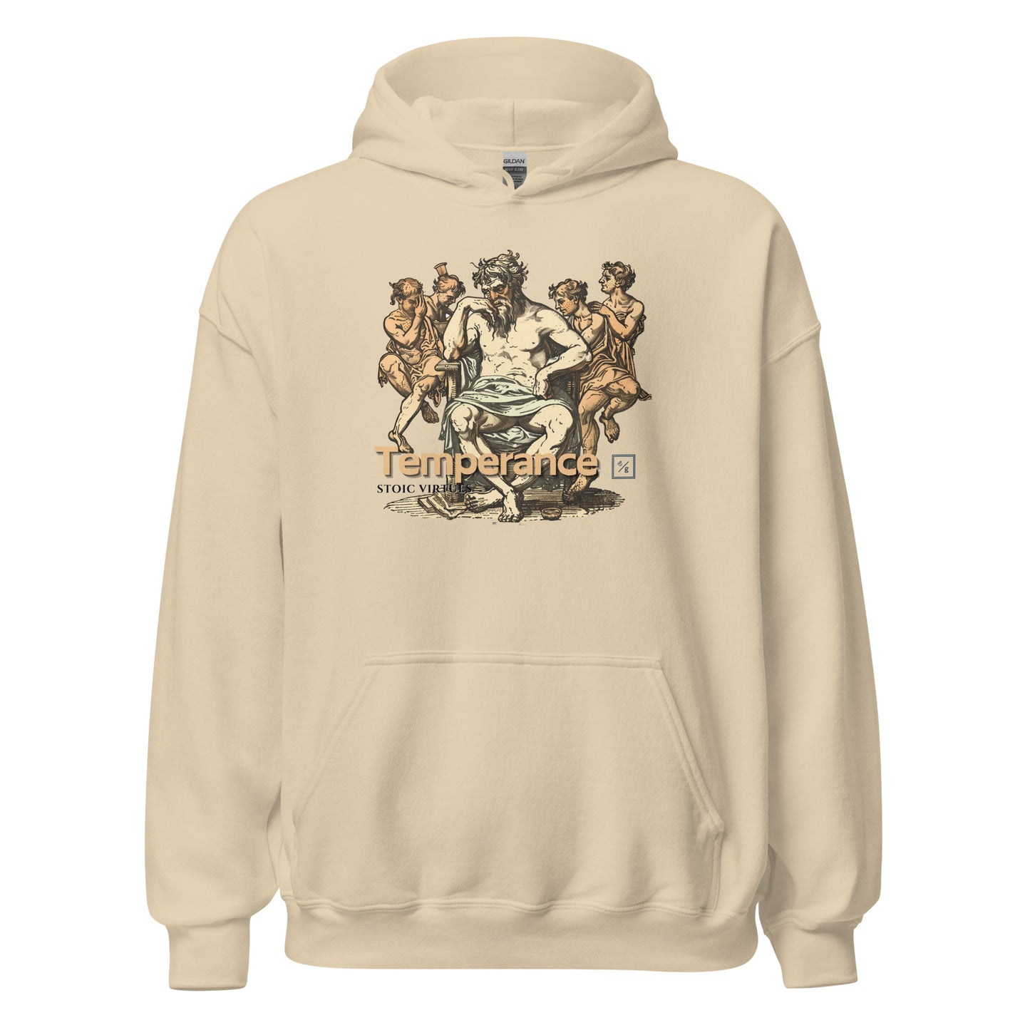 Stoic Virtues | Unisex Hoodie | Temperance V2-01