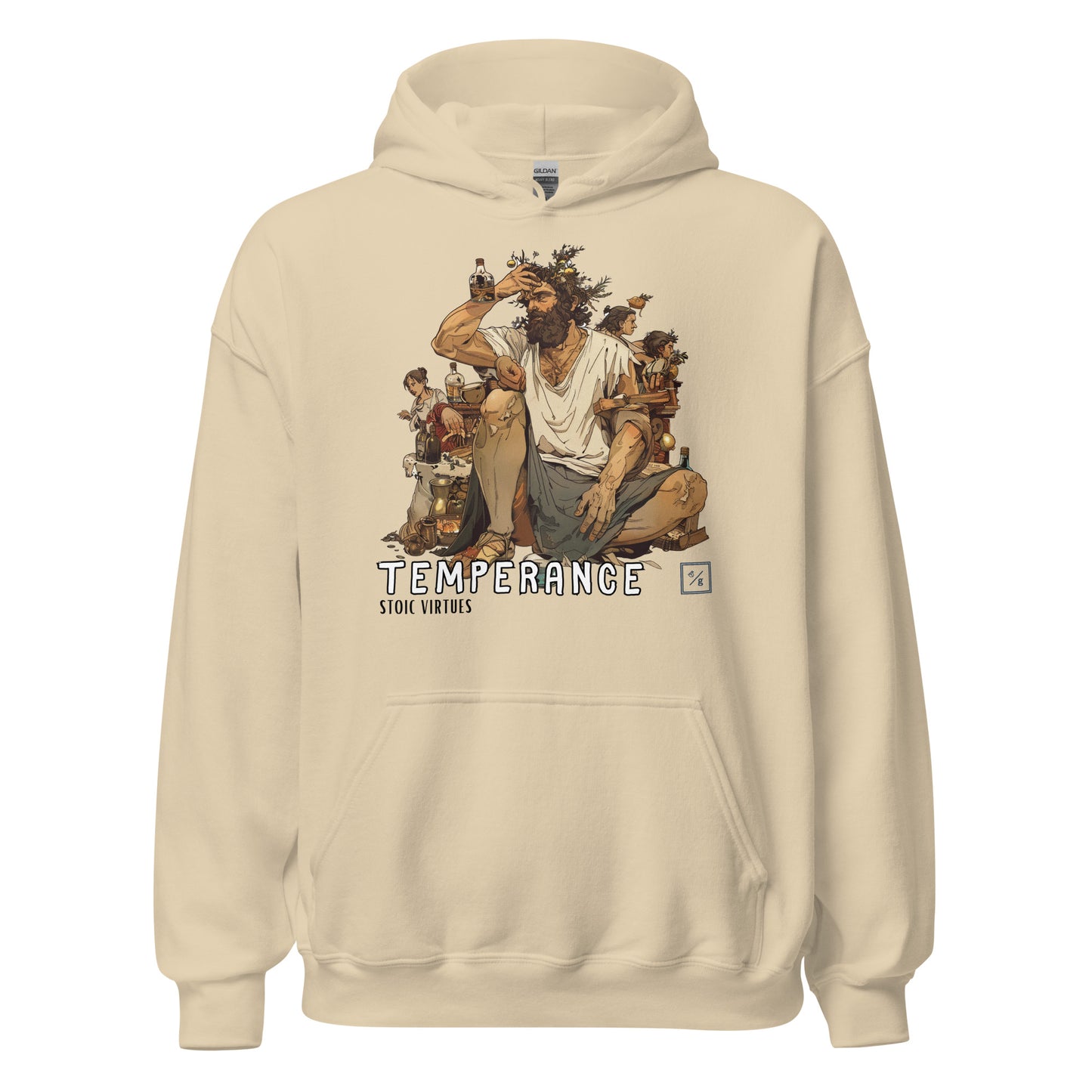 Stoic Virtues | Unisex Hoodie | Temperance V4-01