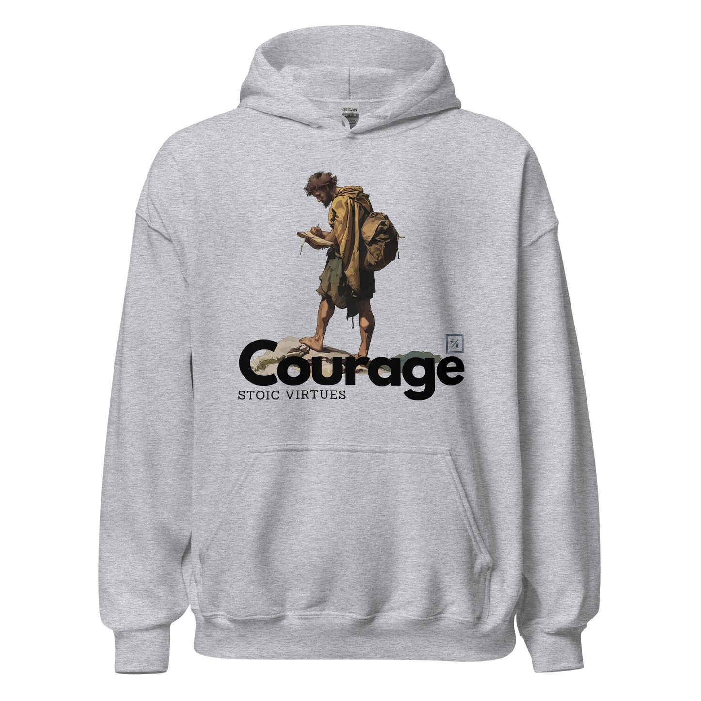 Stoic Virtues | Unisex Hoodie | Courage V1-01