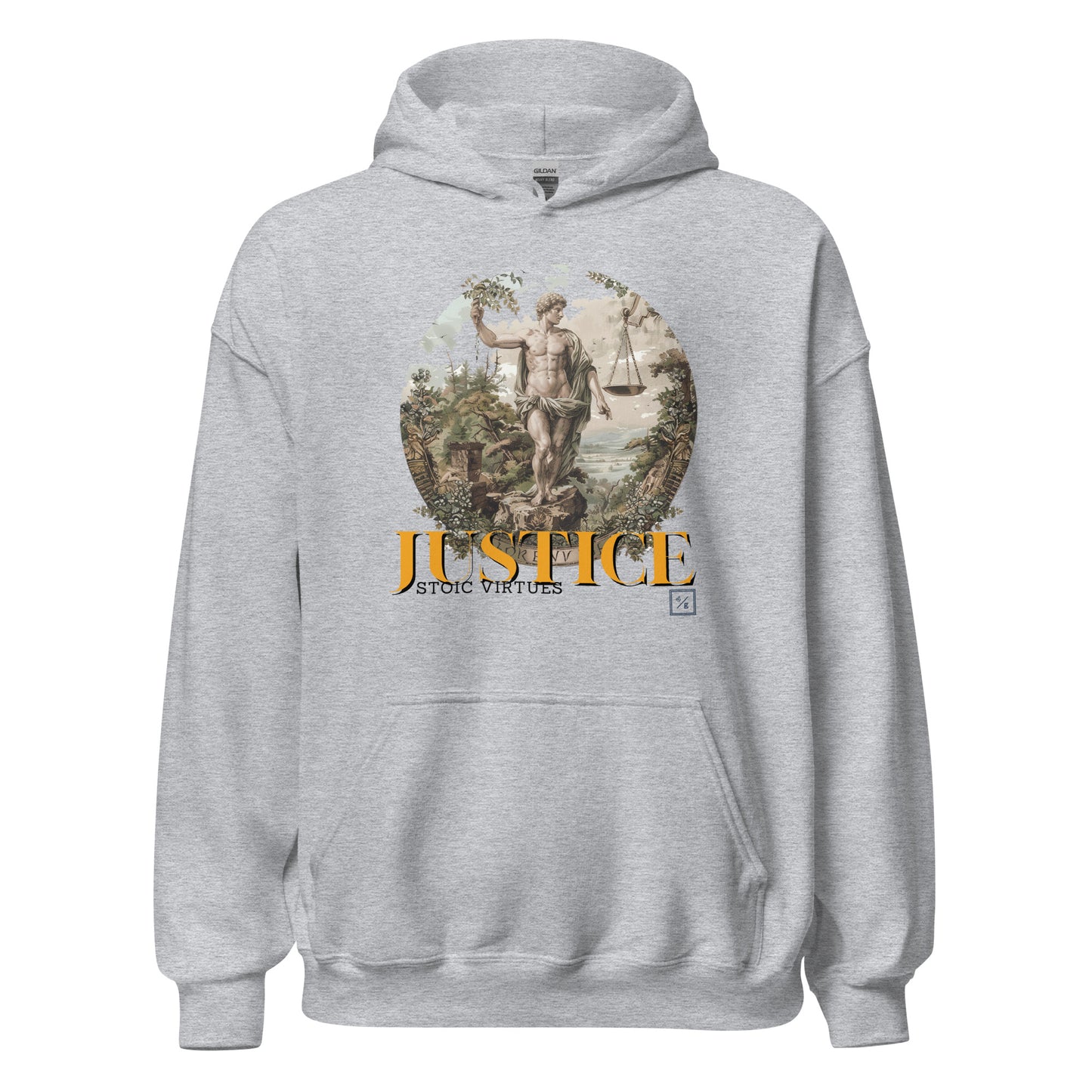 Stoic Virtues | Unisex Hoodie | Justice V1-01