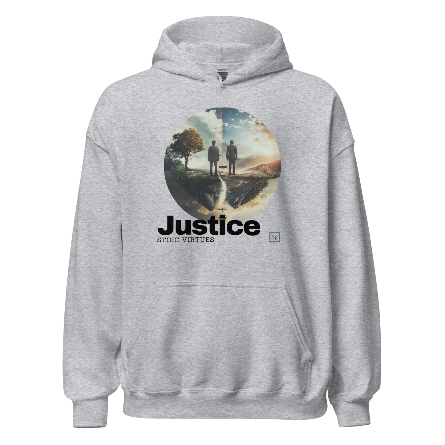 Stoic Virtues | Unisex Hoodie | Justice V2-01