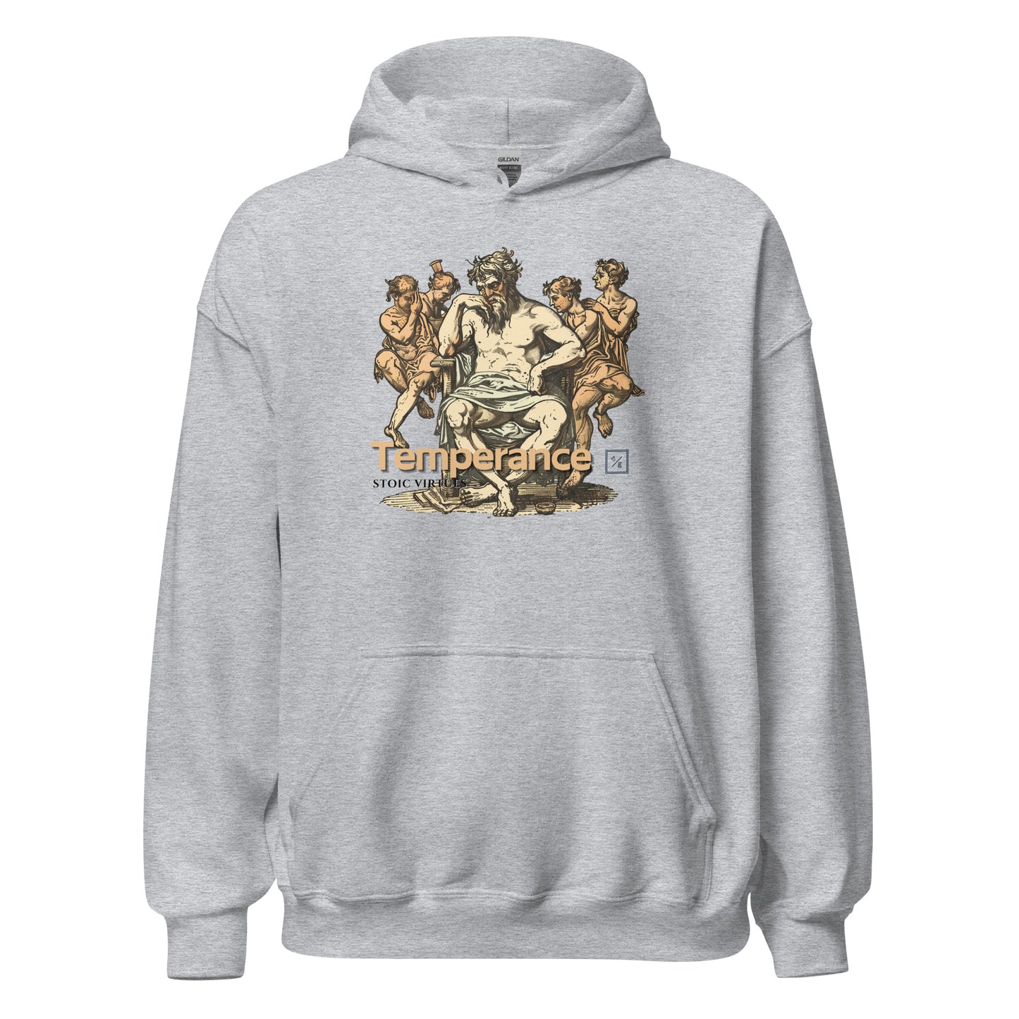 Stoic Virtues | Unisex Hoodie | Temperance V2-01