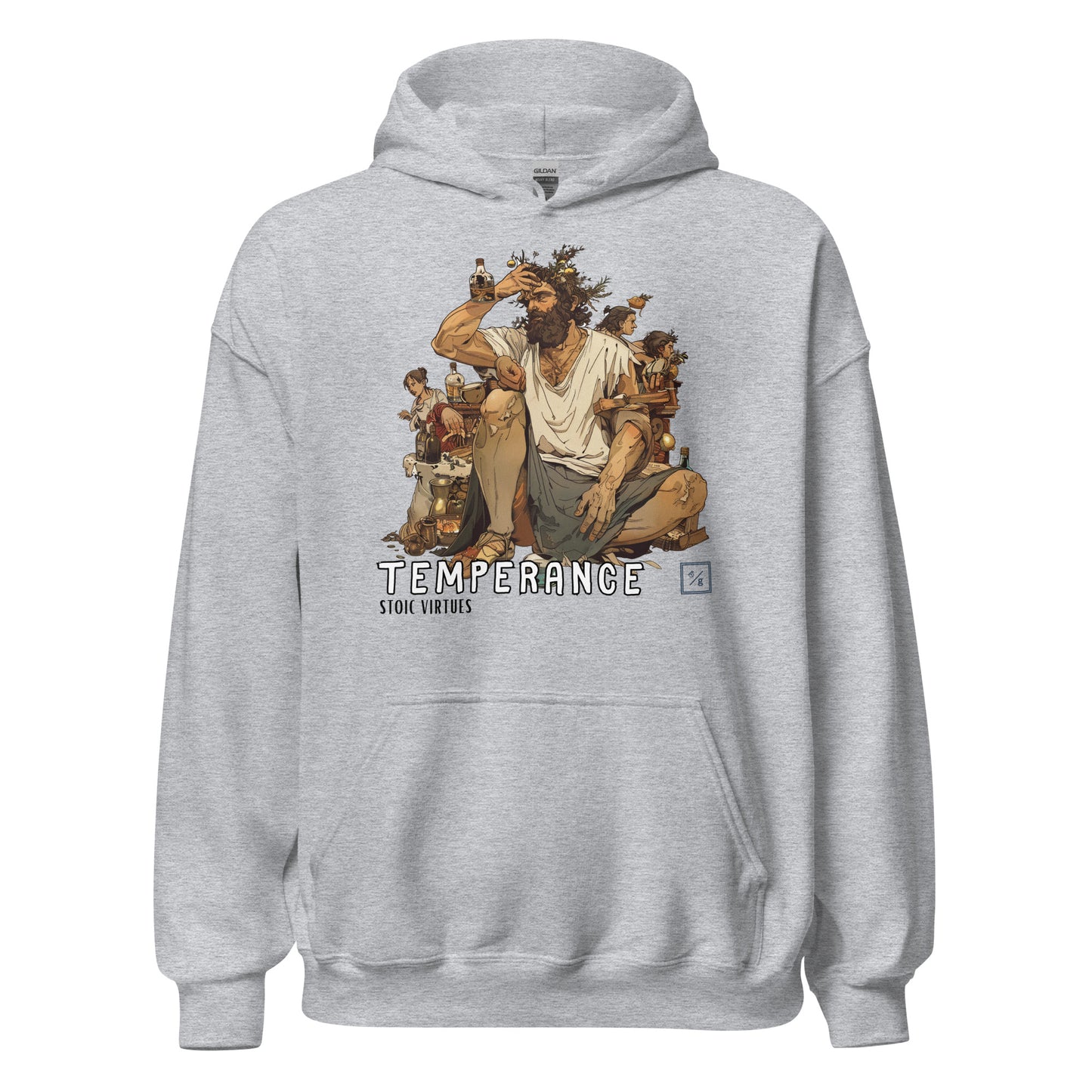 Stoic Virtues | Unisex Hoodie | Temperance V4-01