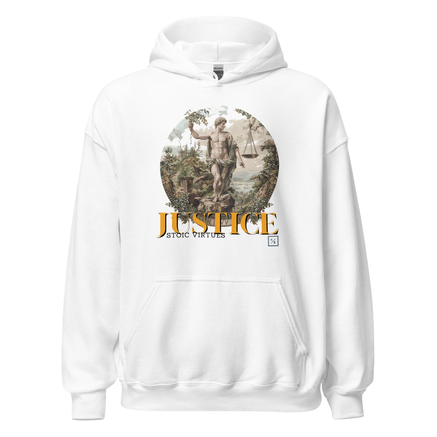 Stoic Virtues | Unisex Hoodie | Justice V1-01