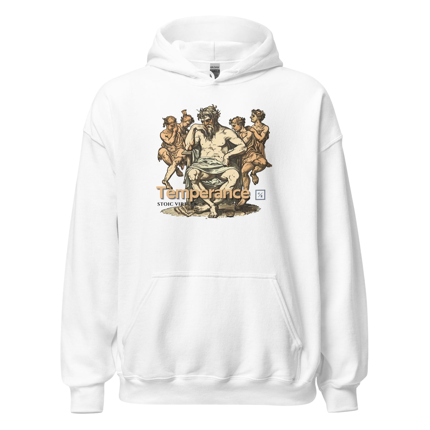 Stoic Virtues | Unisex Hoodie | Temperance V2-01