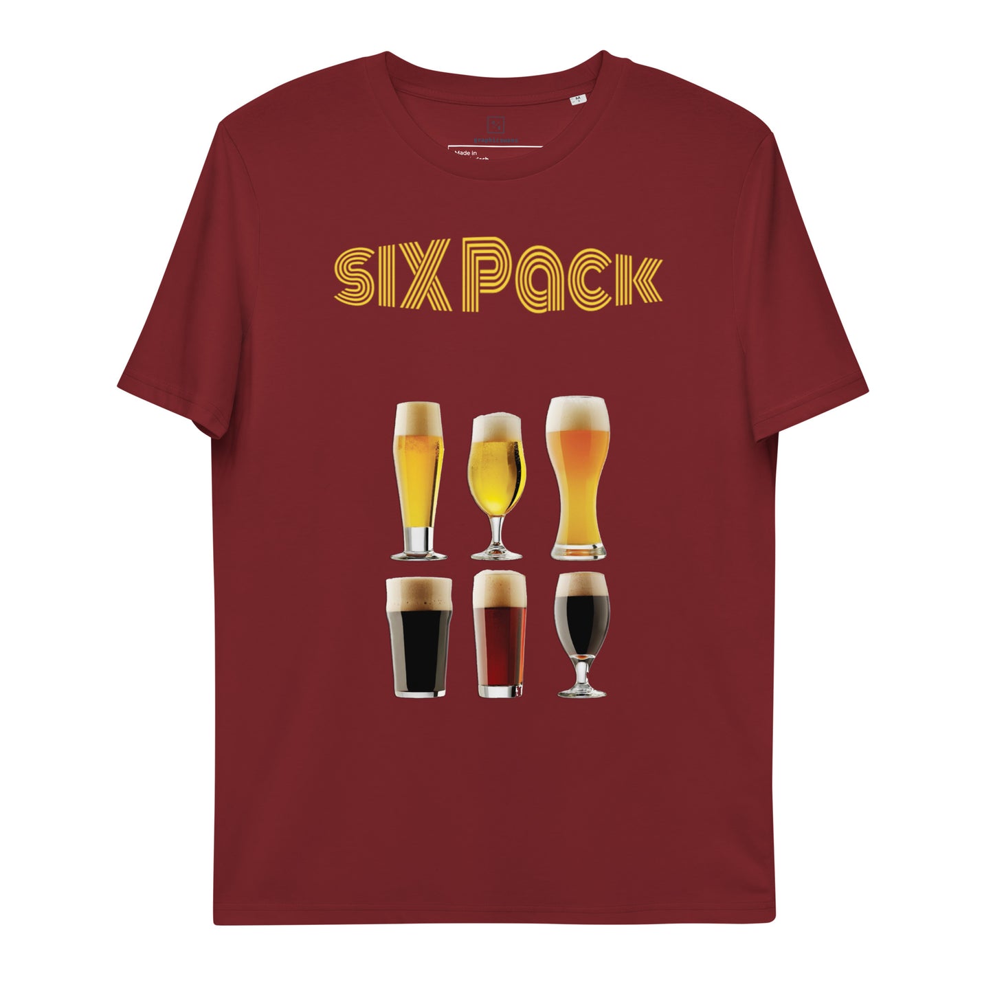 Graphic | Organic cotton | The 6 Pack - men t-shirt