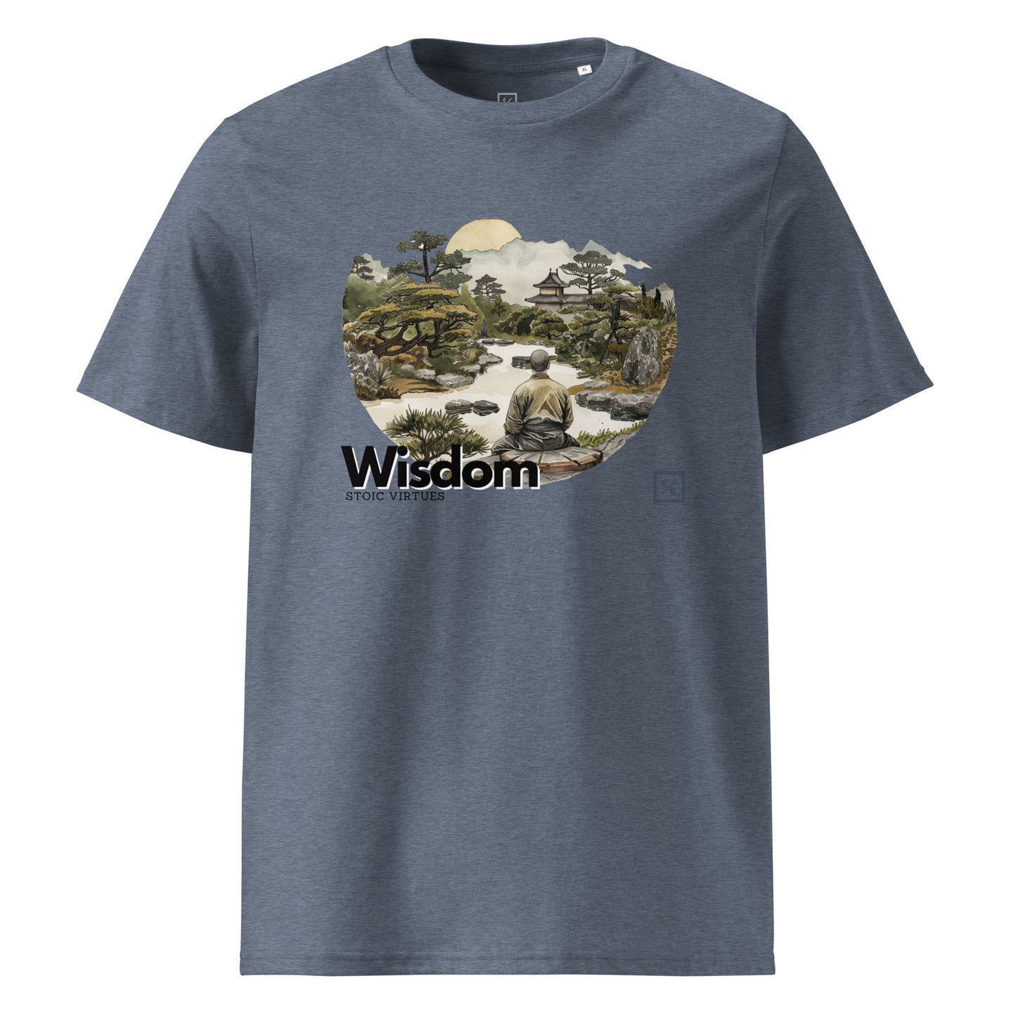 Virtues | Organic cotton | Wisdom V1.01 - t-shirt