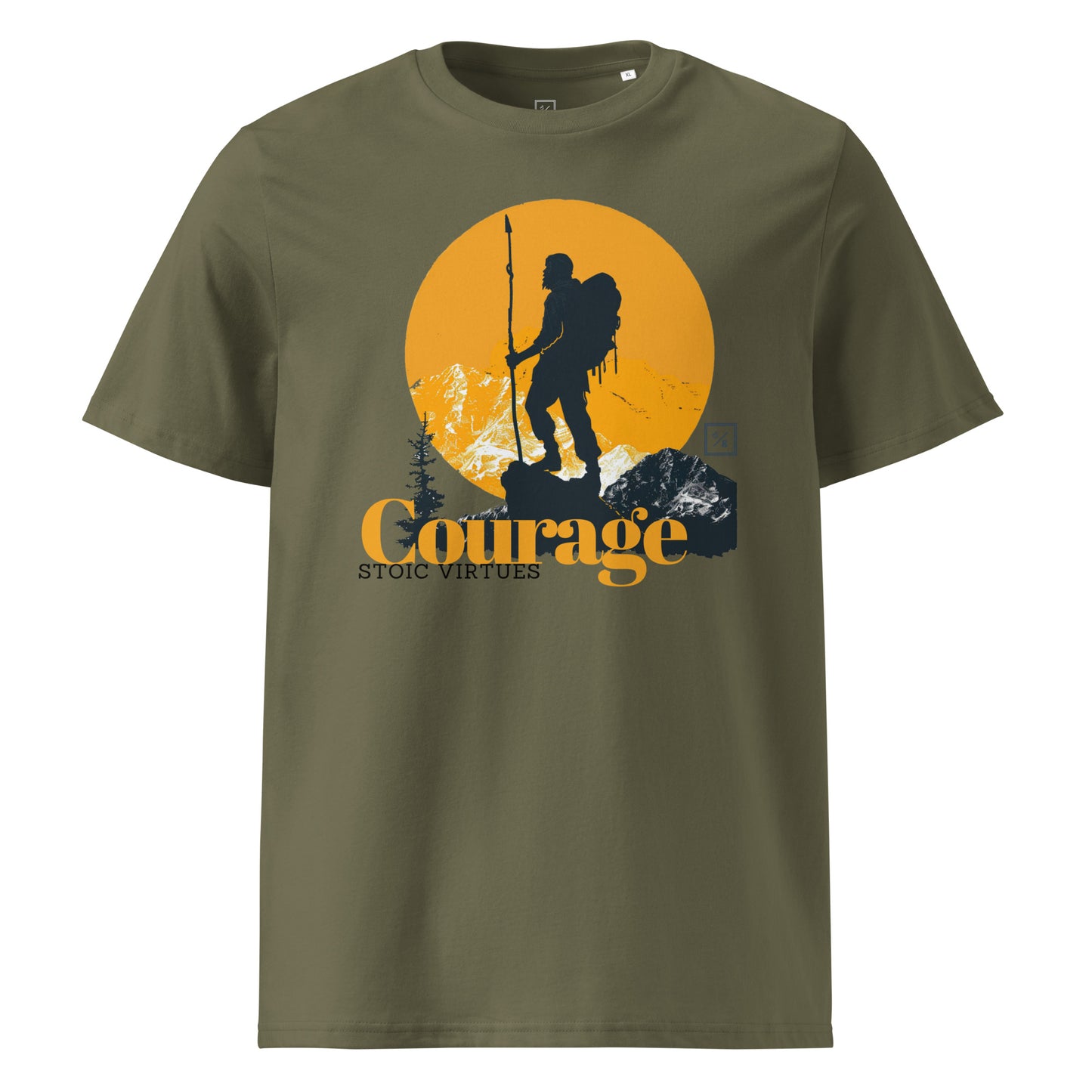 Virtues | Organic cotton | Courage V2-01 - t-shirt