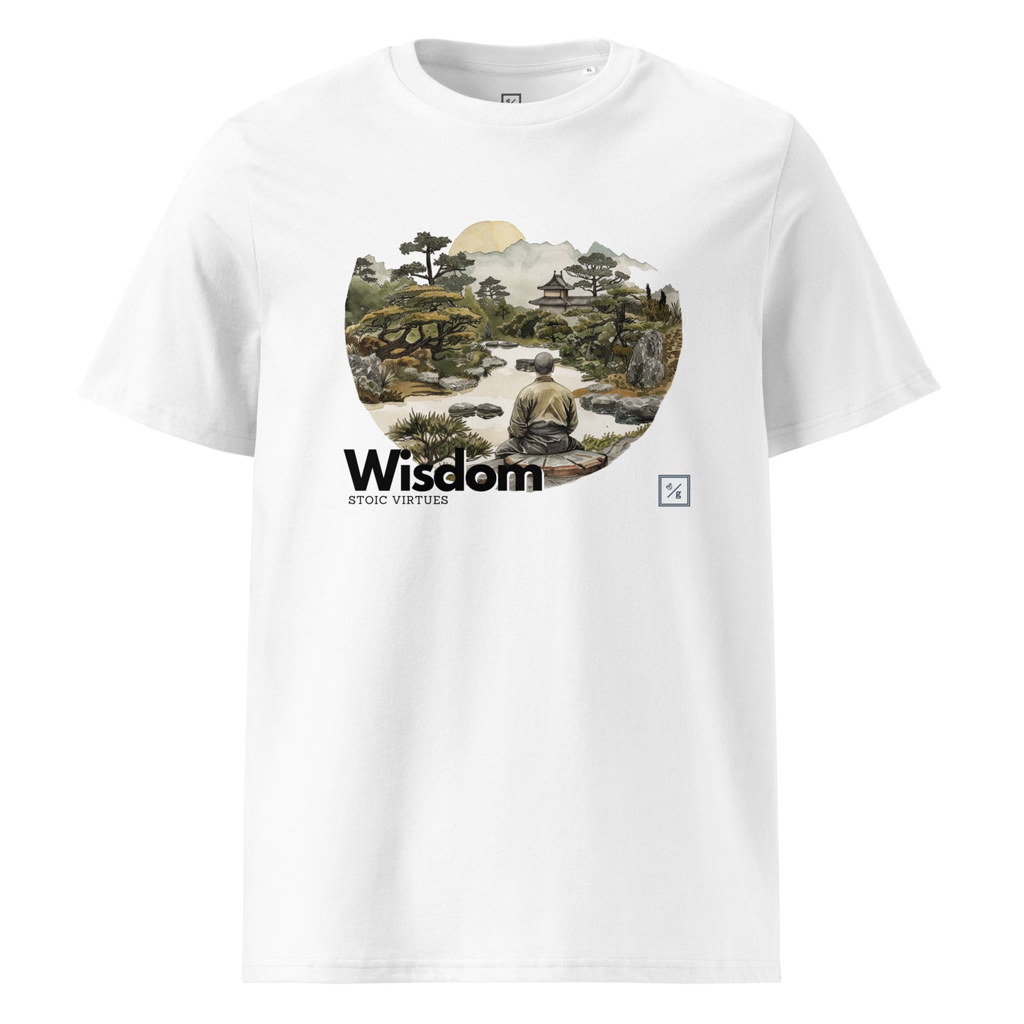 Virtues | Organic cotton | Wisdom V1.01 - t-shirt