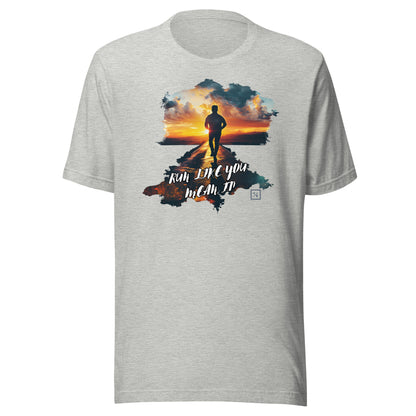 Running T-Shirt - Motivational Apparel, Fitness Shirt, Athletic Tee, Runner Gift, Sportswear, Activewear - Running 07 | Men t-shirt