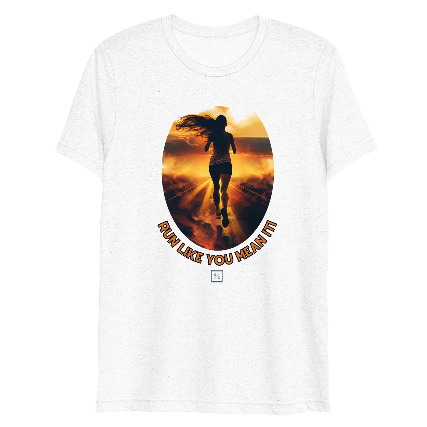 Run like you mean it! Run with Passion Graphic T-Shirt – Motivational Running Apparel for Fitness Enthusiasts 06