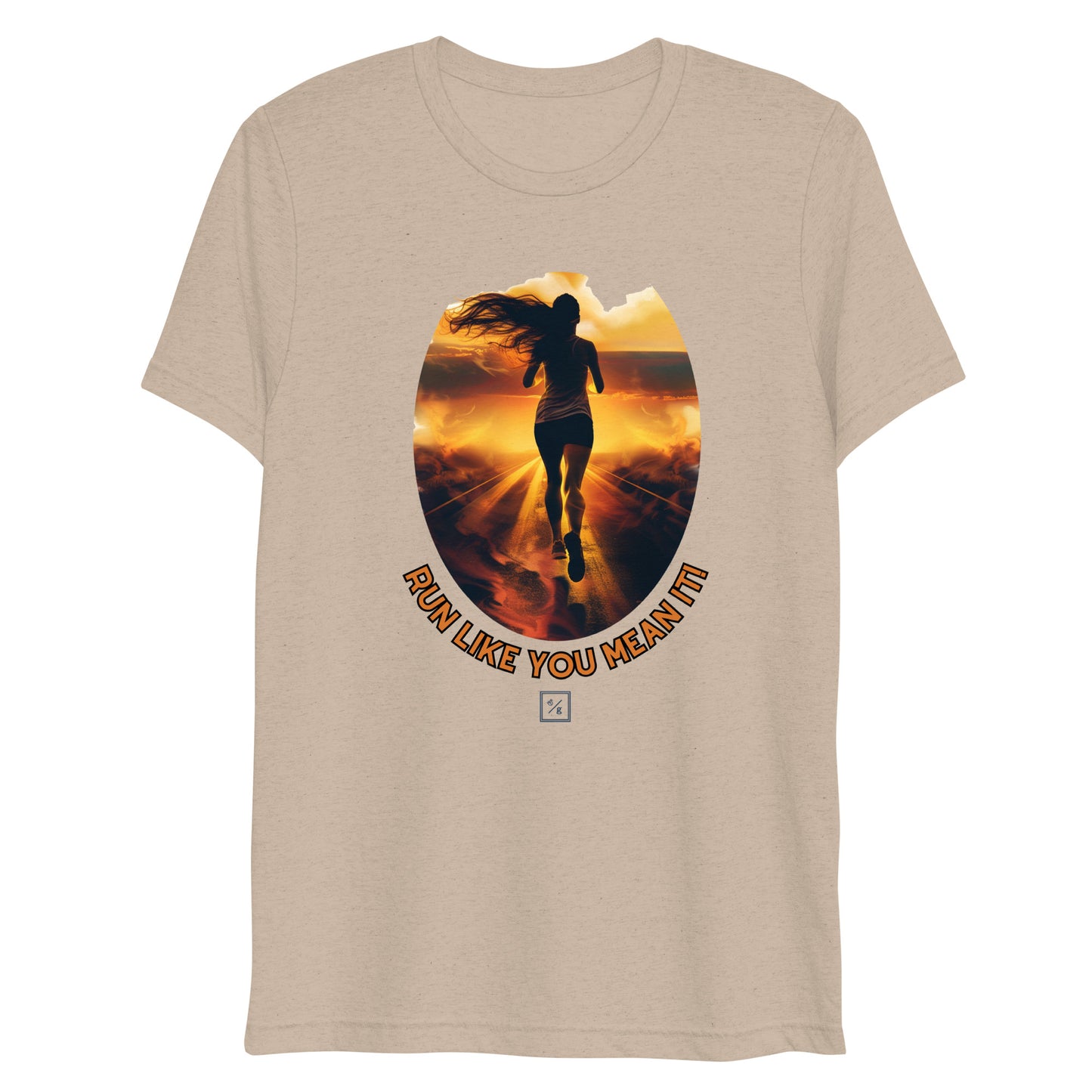 Run like you mean it! Run with Passion Graphic T-Shirt – Motivational Running Apparel for Fitness Enthusiasts 06