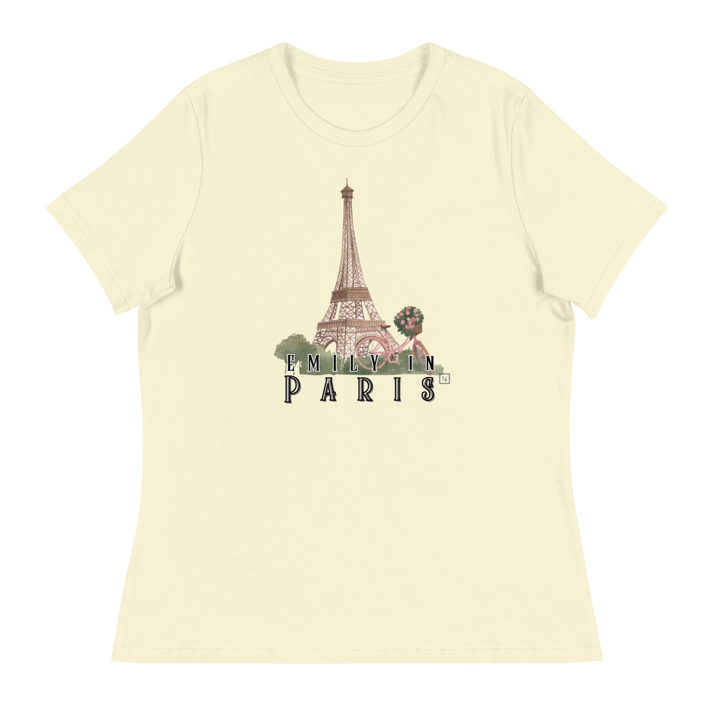 Chic "Emily in Paris" Women's T-Shirt – Parisian Style with a Touch of Glamour EiP 18