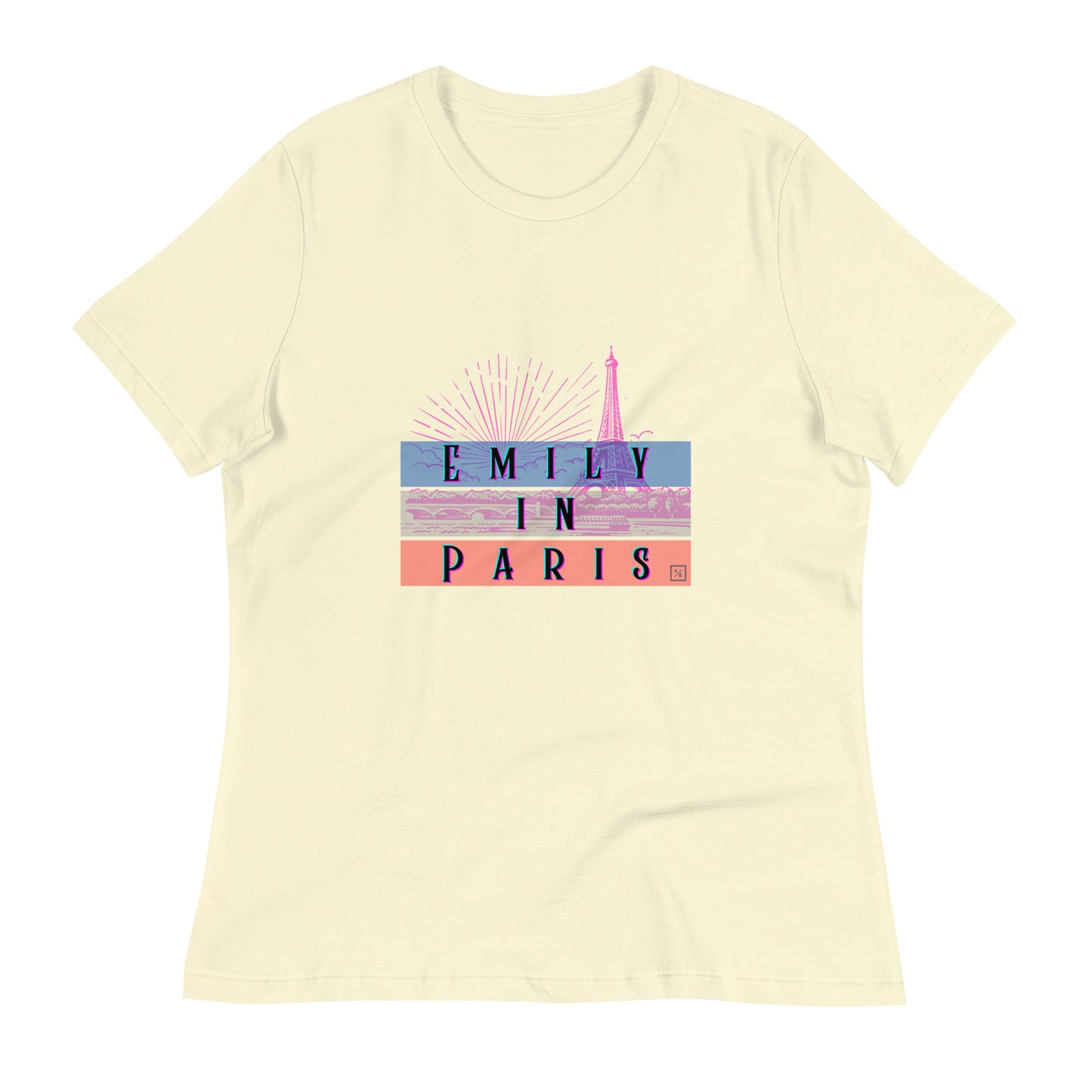 Chic "Emily in Paris" Women's T-Shirt – Parisian Style with a Touch of Glamour EiP 5