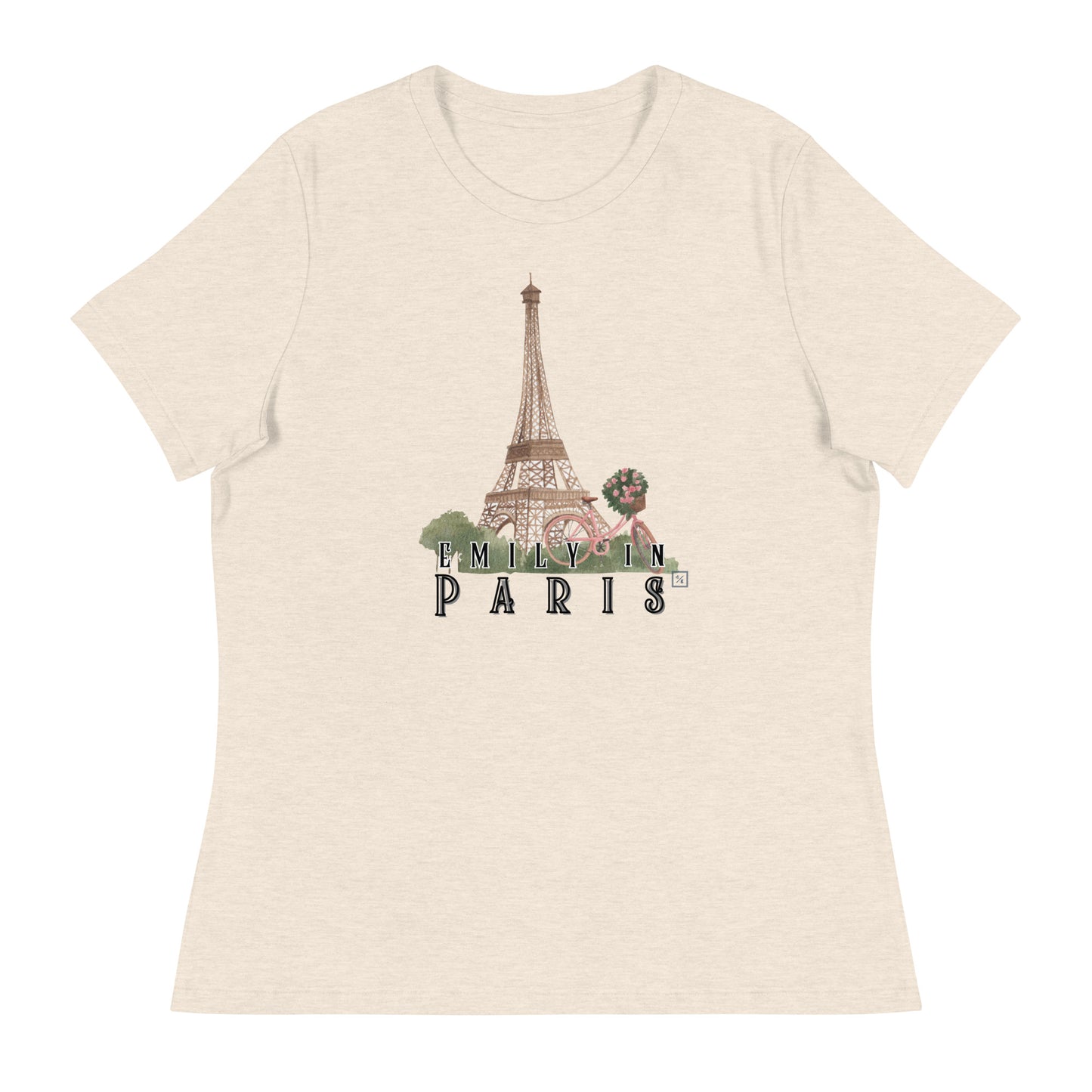 Chic "Emily in Paris" Women's T-Shirt – Parisian Style with a Touch of Glamour EiP 18