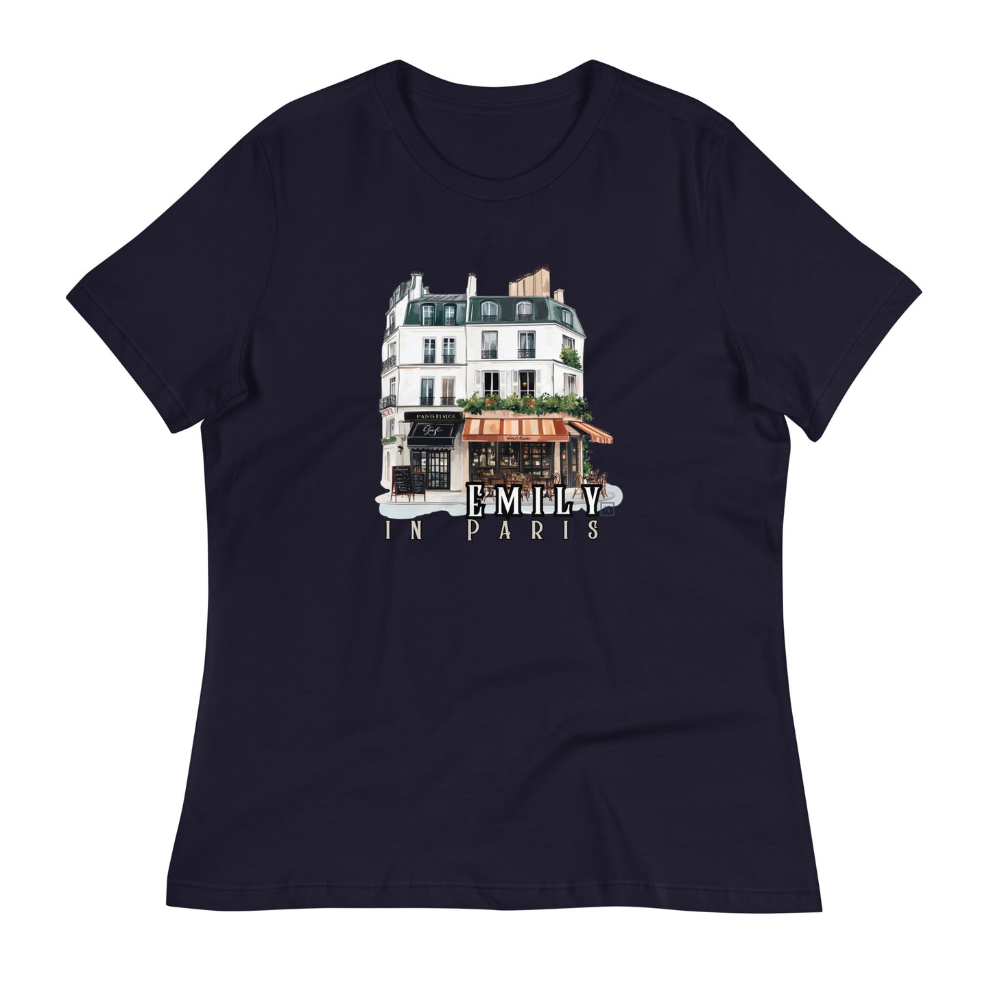 Chic "Emily in Paris" Women's T-Shirt – Parisian Style with a Touch of Glamour EiP 22