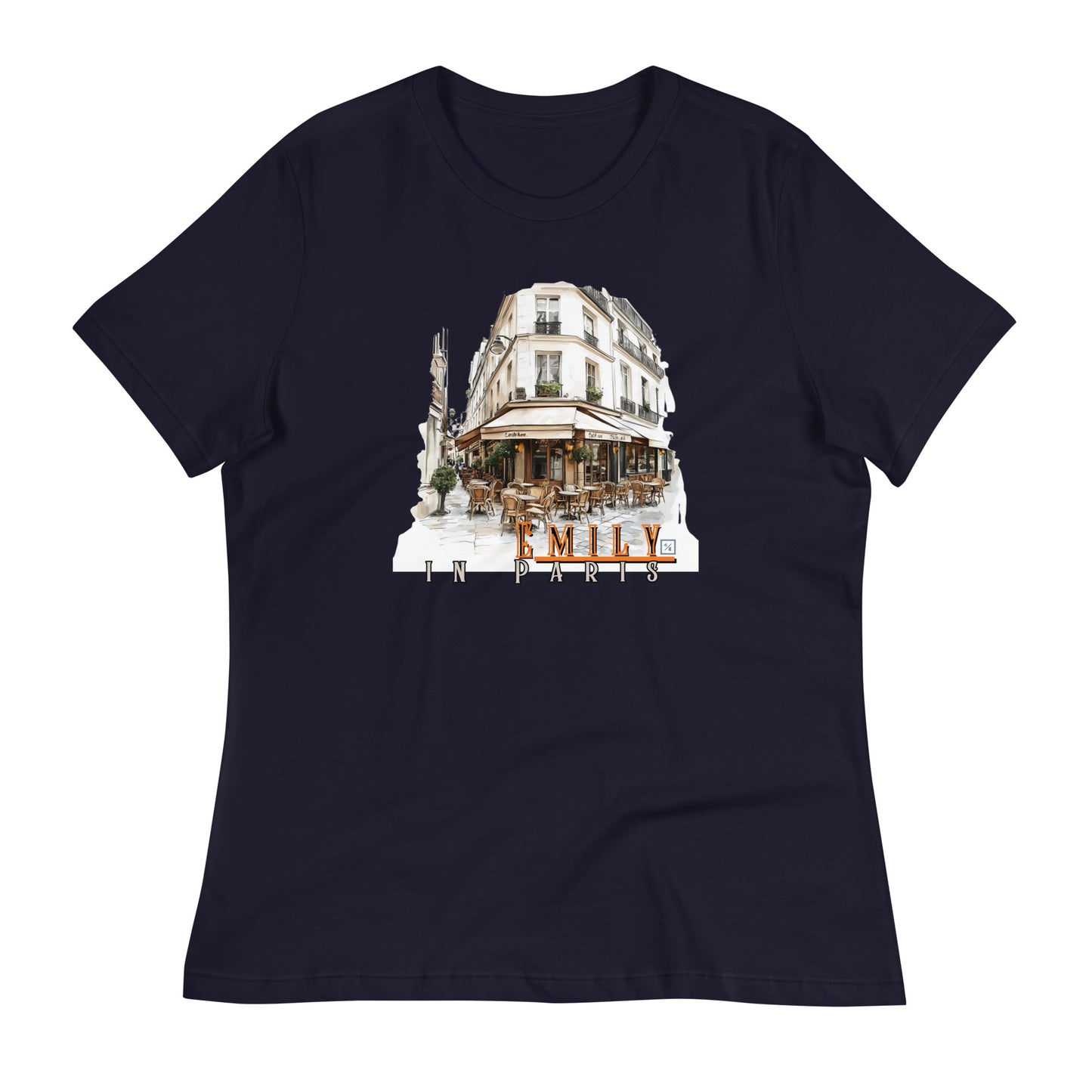 Chic "Emily in Paris" Women's T-Shirt – Parisian Style with a Touch of Glamour EiP 21