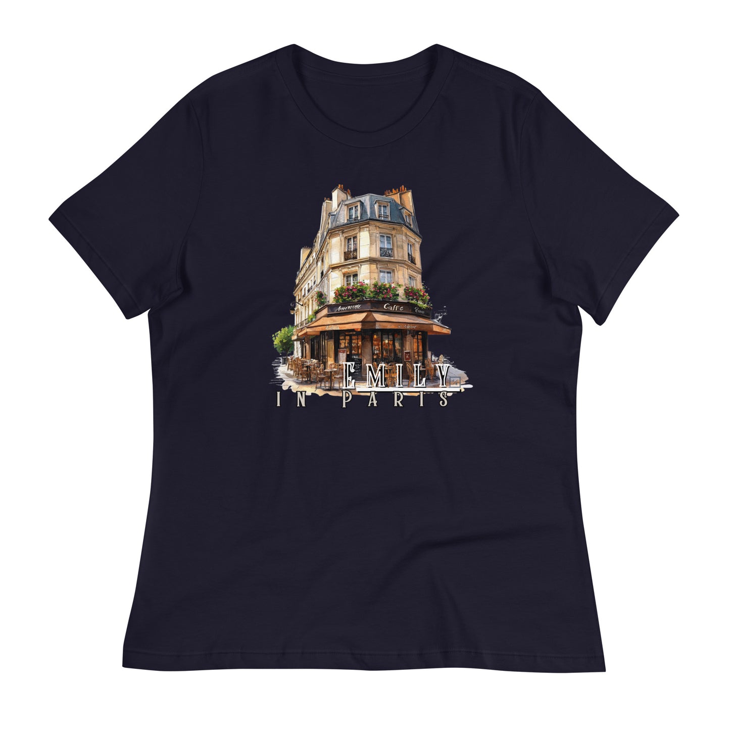 Chic "Emily in Paris" Women's T-Shirt – Parisian Style with a Touch of Glamour EiP 20