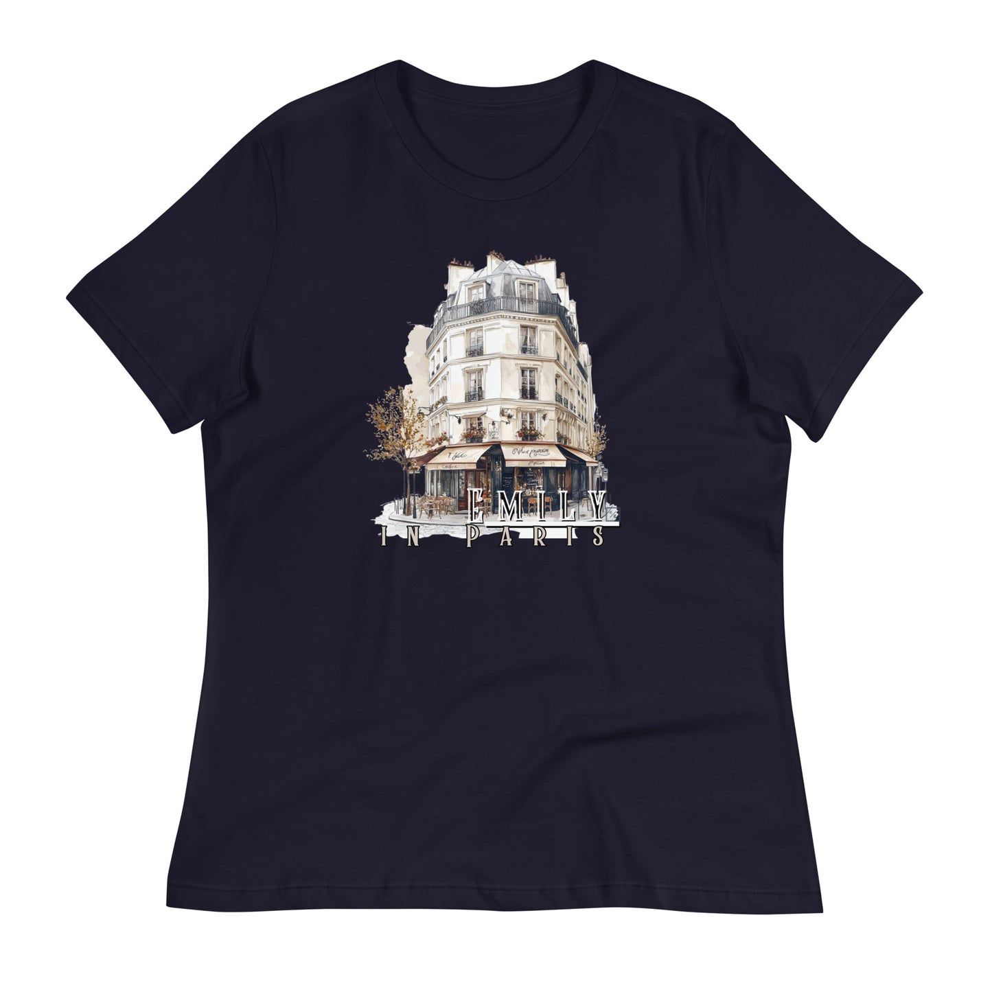 Chic "Emily in Paris" Women's T-Shirt – Parisian Style with a Touch of Glamour EiP 19