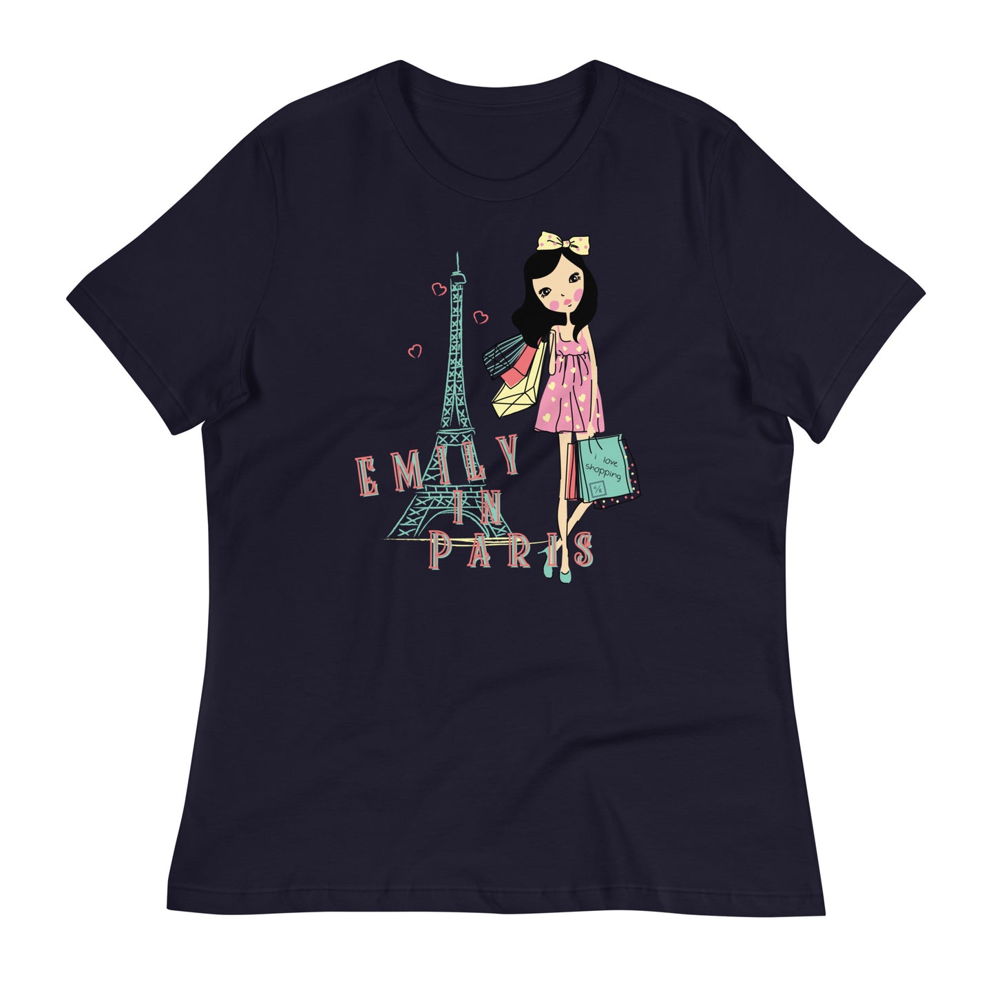 Chic "Emily in Paris" Women's T-Shirt – Parisian Style with a Touch of Glamour EiP 16