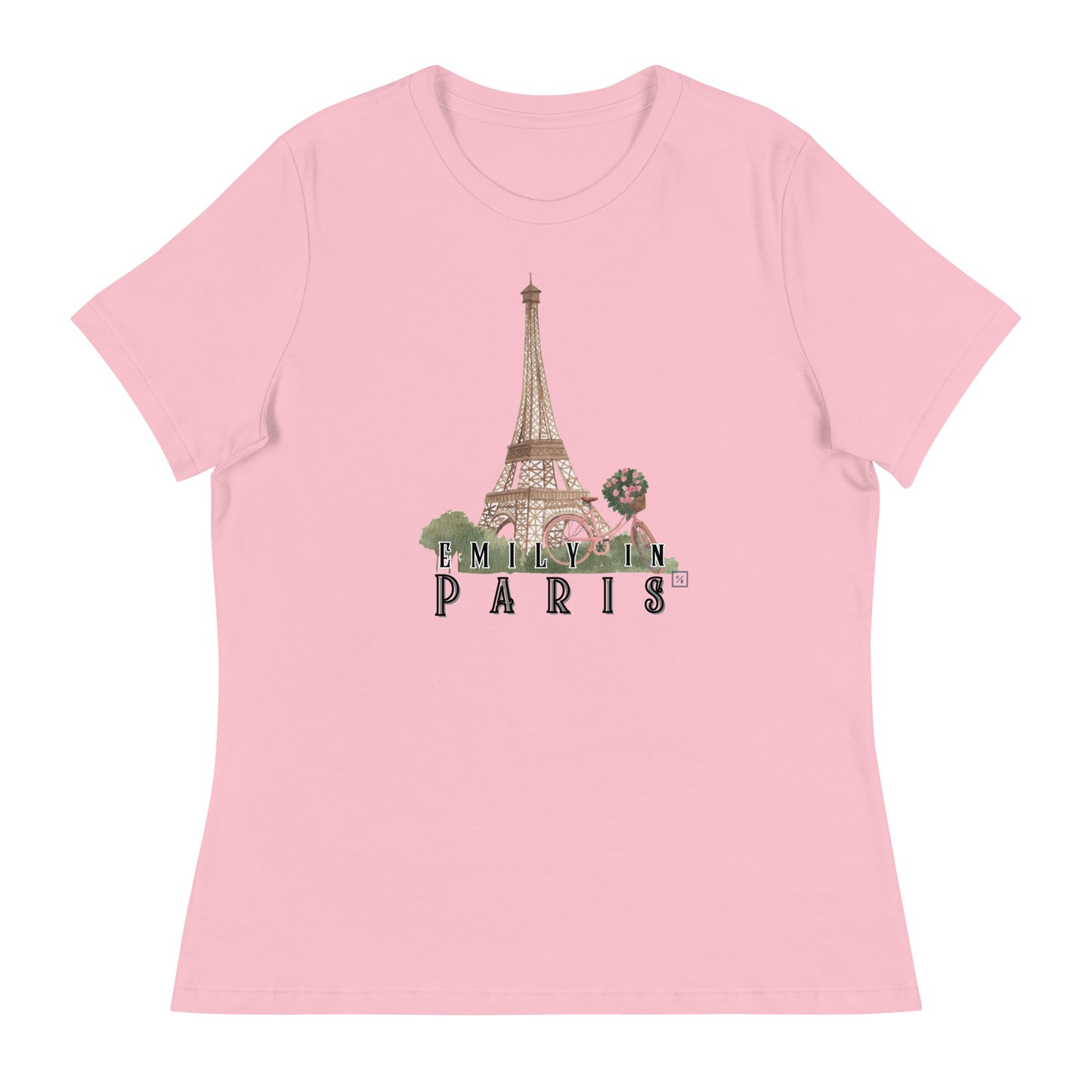 Chic "Emily in Paris" Women's T-Shirt – Parisian Style with a Touch of Glamour EiP 18