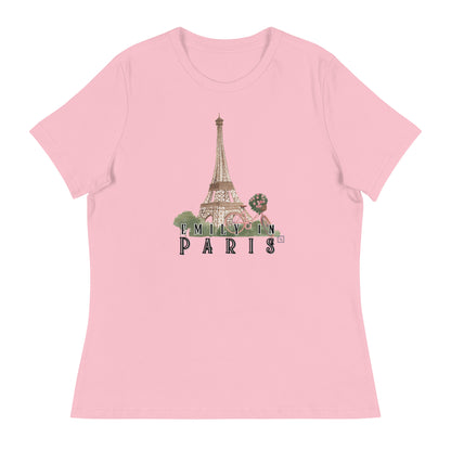 Chic "Emily in Paris" Women's T-Shirt – Parisian Style with a Touch of Glamour EiP 18