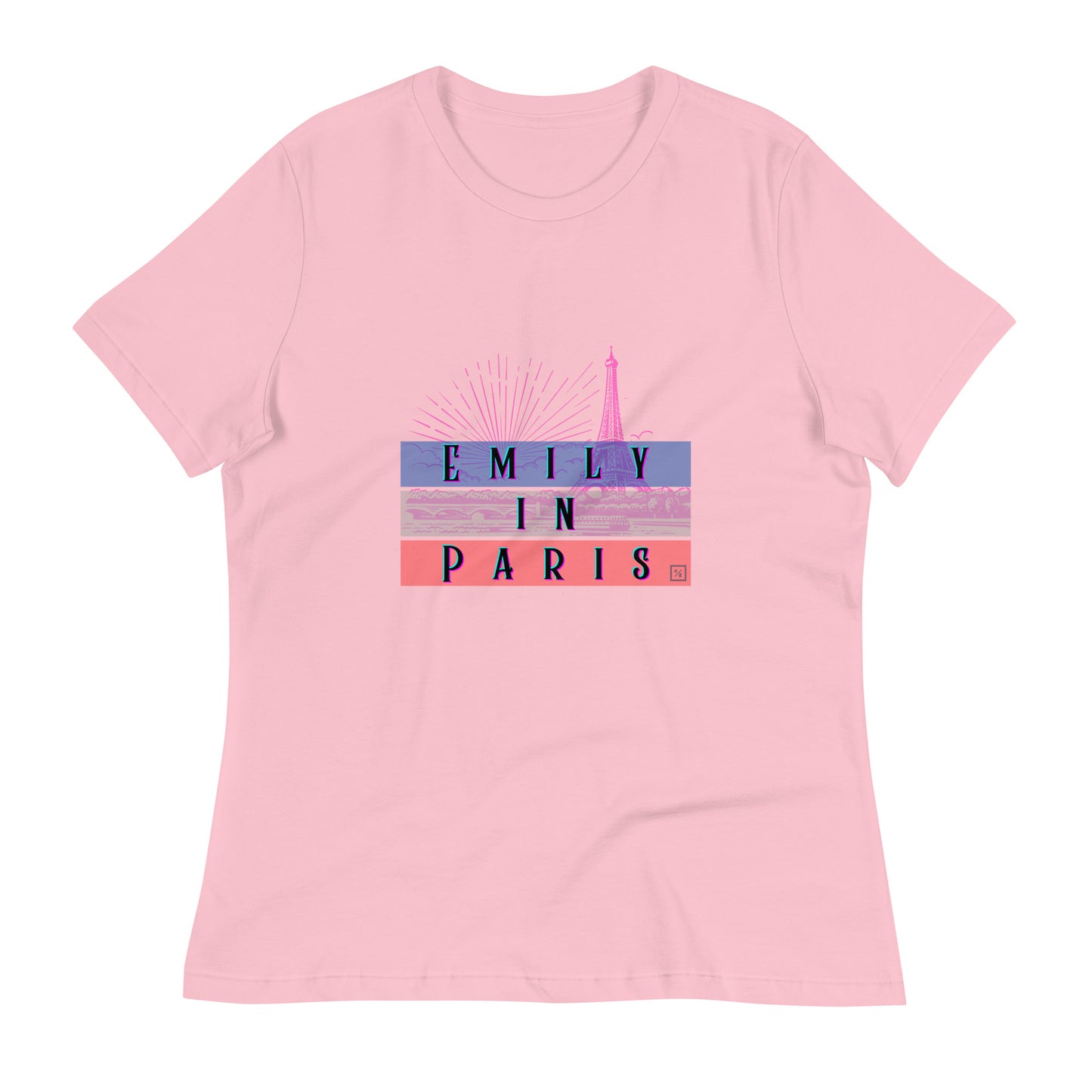 Chic "Emily in Paris" Women's T-Shirt – Parisian Style with a Touch of Glamour EiP 5