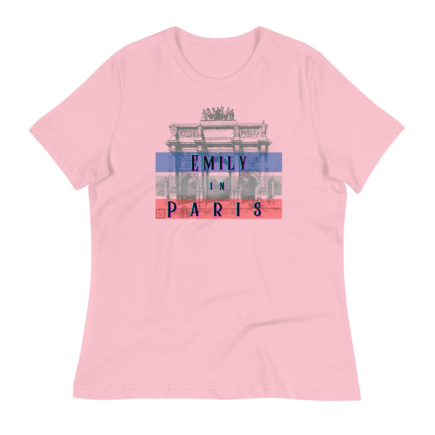 Chic "Emily in Paris" Women's T-Shirt – Parisian Style with a Touch of Glamour EiP 3