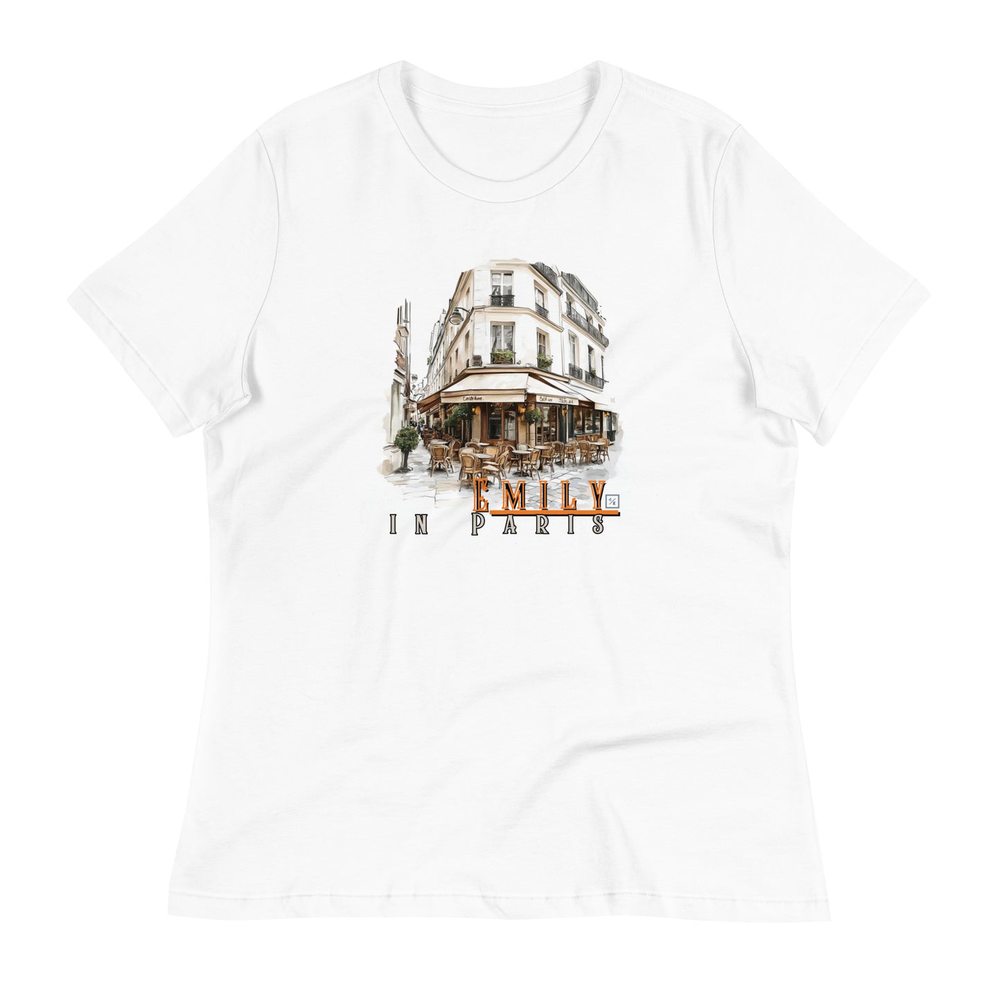 Chic "Emily in Paris" Women's T-Shirt – Parisian Style with a Touch of Glamour EiP 21