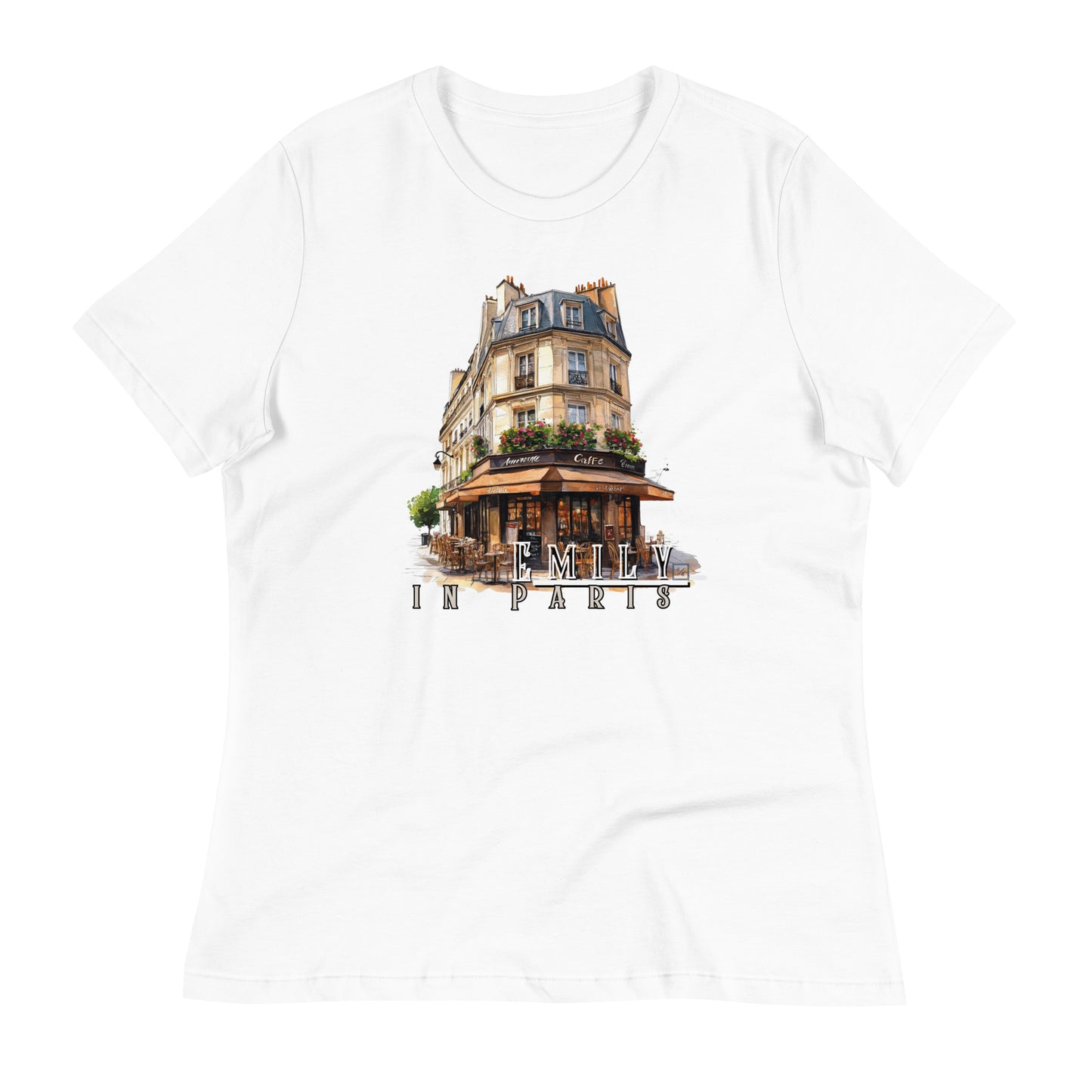 Chic "Emily in Paris" Women's T-Shirt – Parisian Style with a Touch of Glamour EiP 20