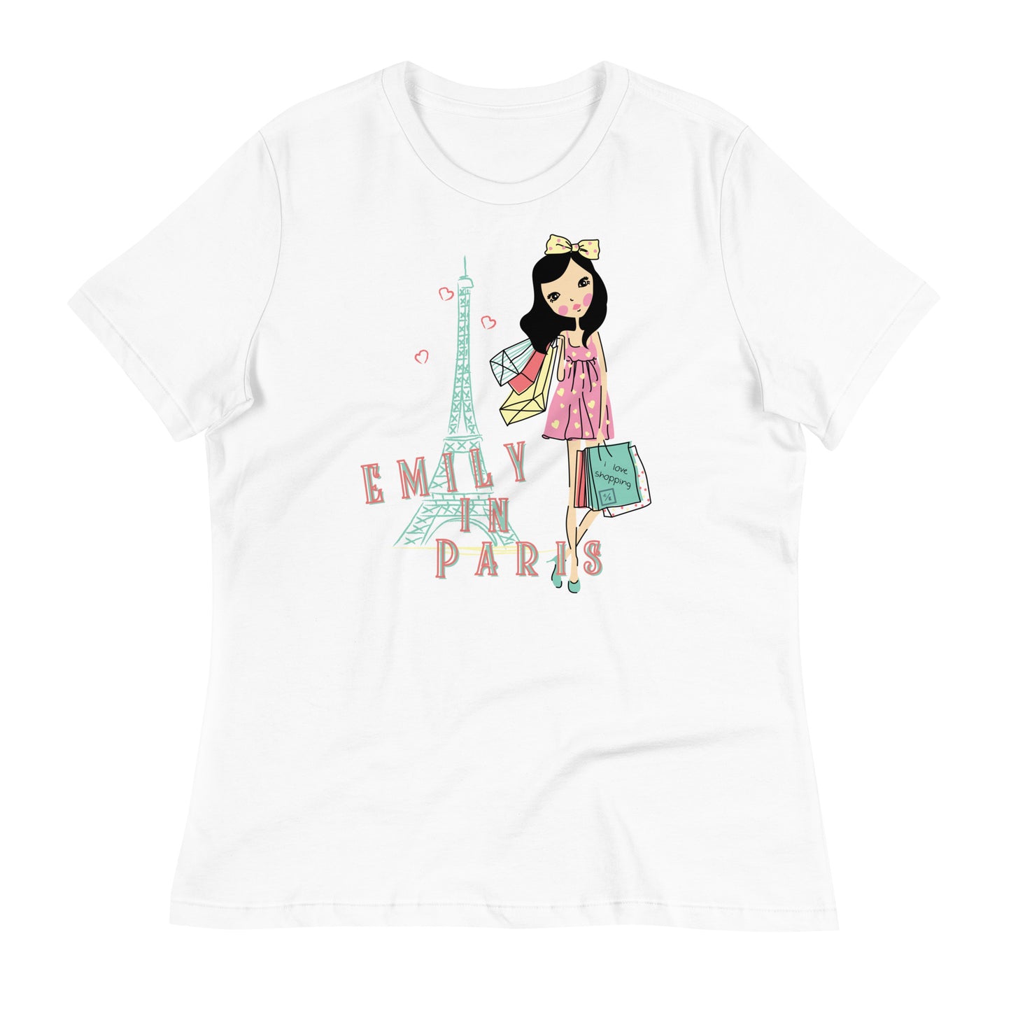 Chic "Emily in Paris" Women's T-Shirt – Parisian Style with a Touch of Glamour EiP 16