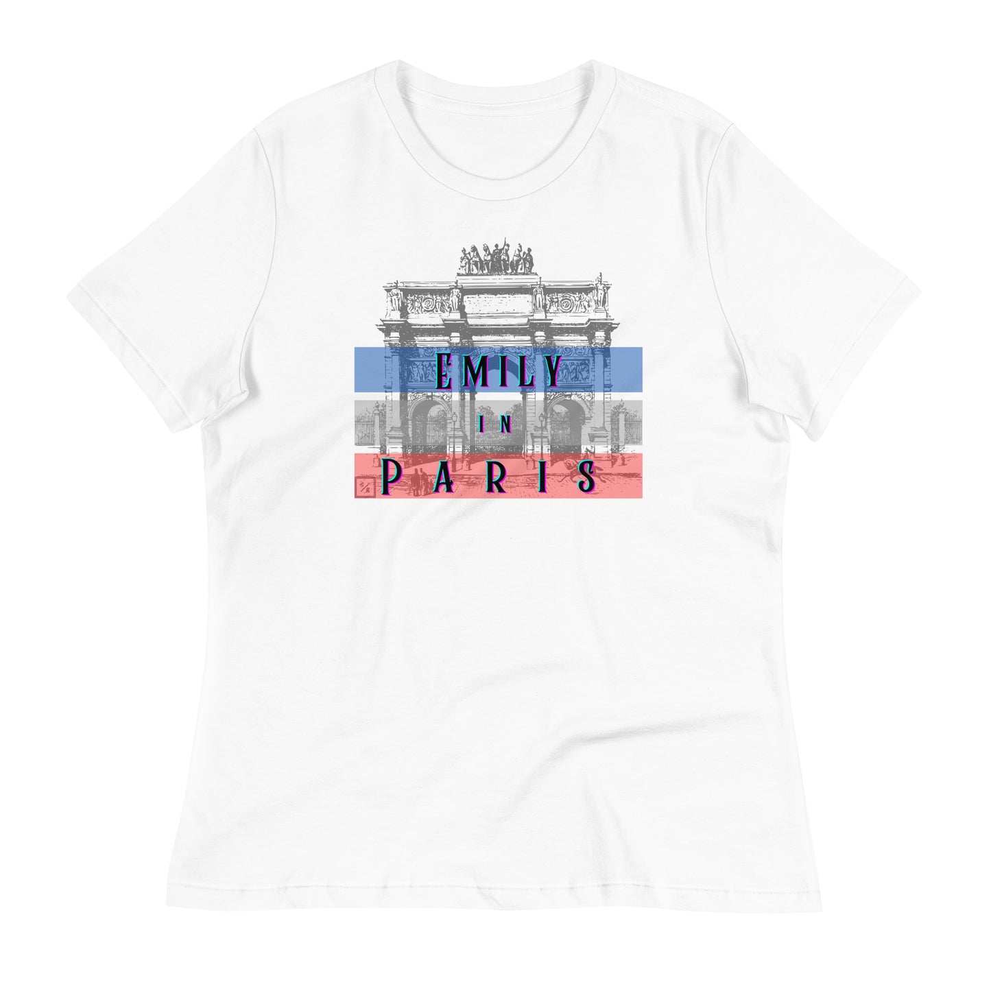 Chic "Emily in Paris" Women's T-Shirt – Parisian Style with a Touch of Glamour EiP 3