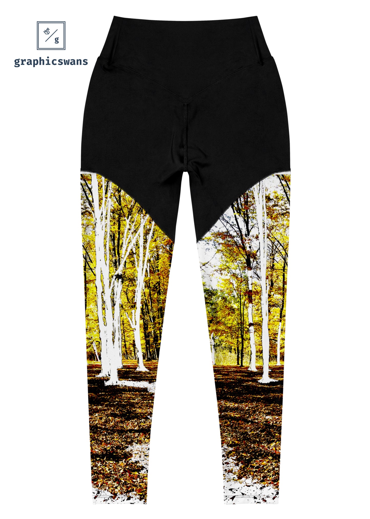 All over | The forest print - woman sports leggings