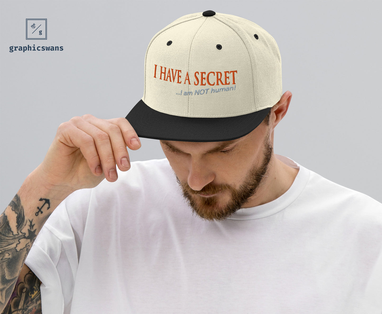 Message | I have a secret - unisex snapback Hat