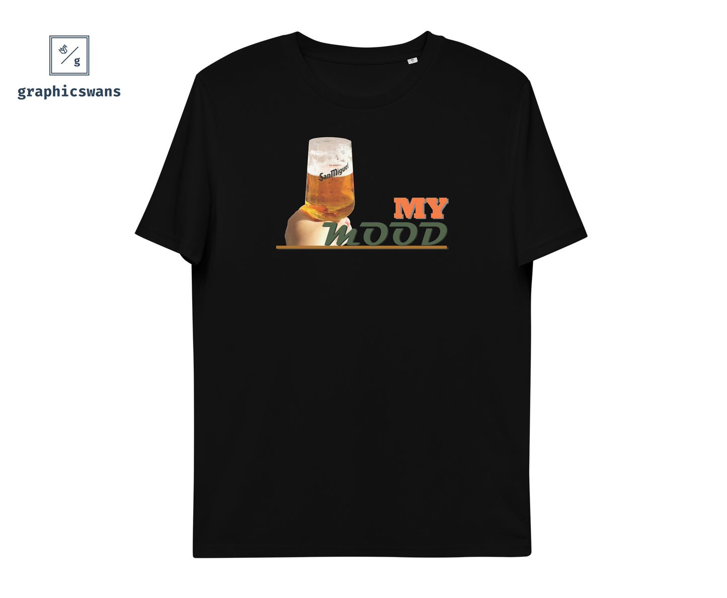 Message | My Mood - men t-shirt