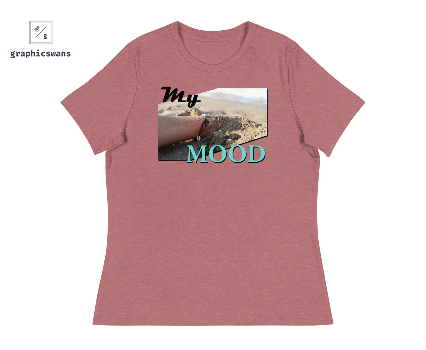 Message | My Mood - women t-Shirt