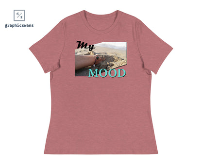 Message | My Mood - women t-Shirt