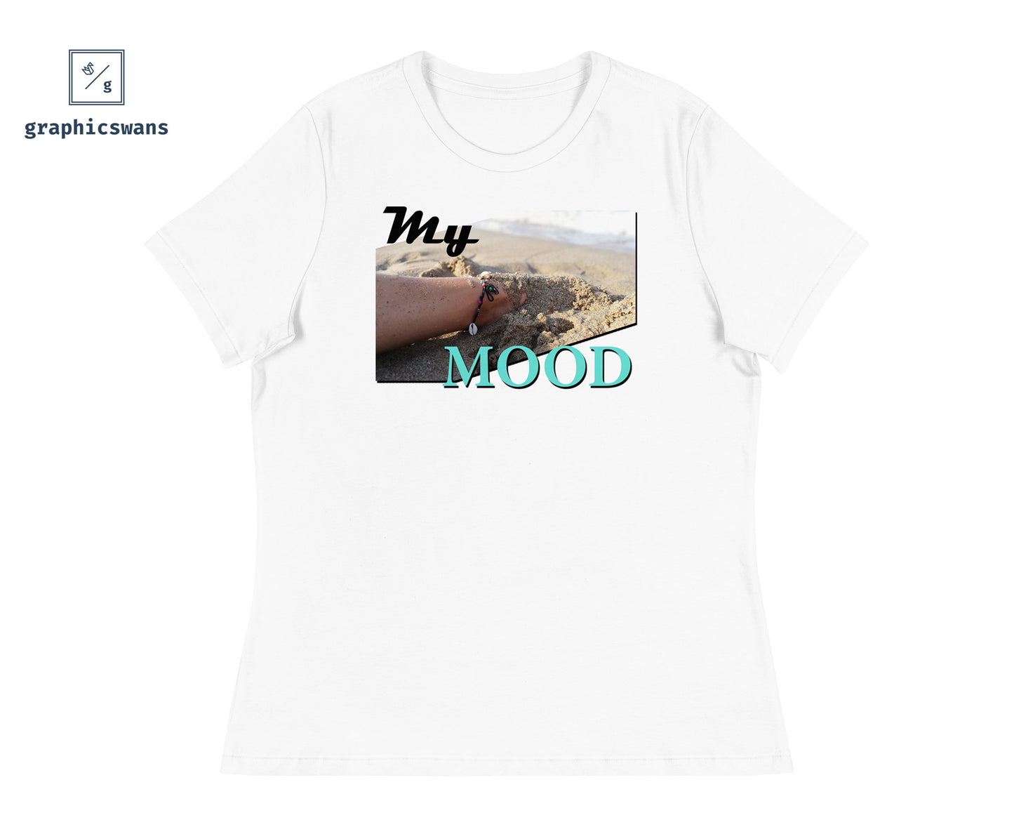 Message | My Mood - women t-Shirt