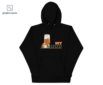 Message | My Mood - men hoodie