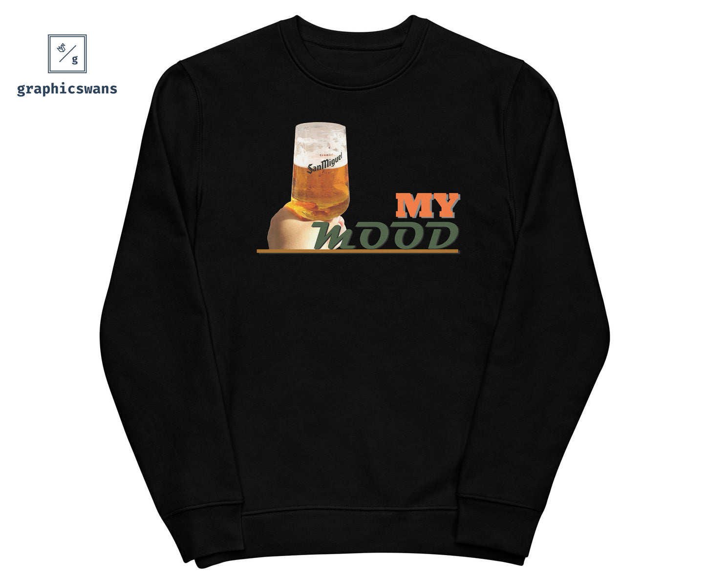 Message | My Mood - men sweatshirt